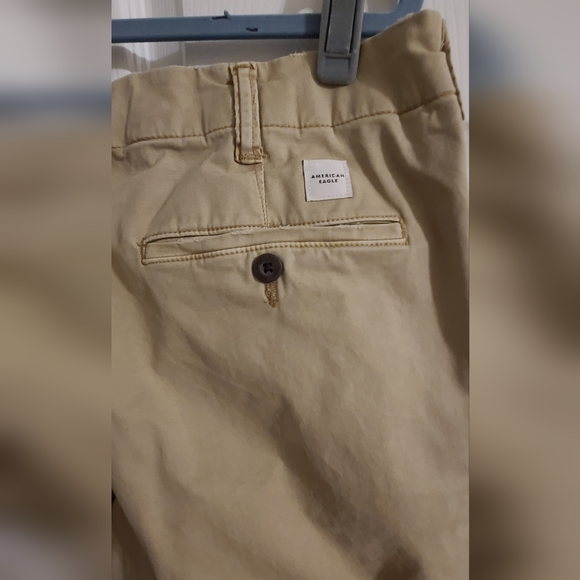 American Eagle Khaki Men Pants Size 36x30 Original Straight - Picture 4 of 8